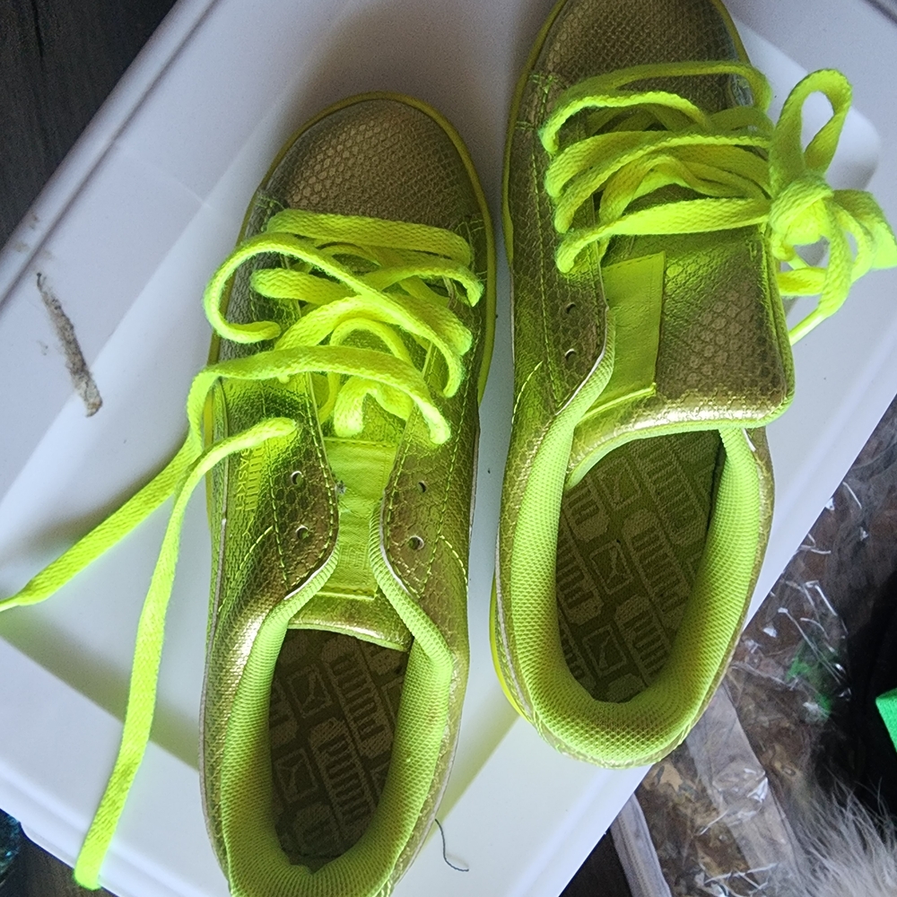 Puma Neon Yellow Sneakers